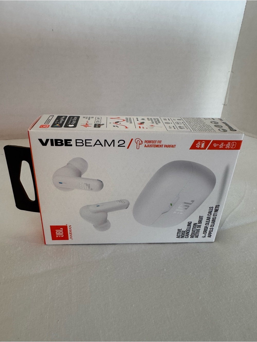 JBL Vibe Beam 2 True Wireless Earbuds - White
